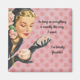 Editable  Sarcastic Lady Magneet