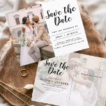 Editable Save the Date Elegant Minimalist Photo Briefkaart<br><div class="desc">Editable Modern and Elegant Minimalist Photo Save the Date Wedding Briefkaart. Sparen de kaart van de datumuitnodiging omvat moderne hand breedgeschreven manuscripttypografie met een kic en eenvoudig ontwerp dat u uw aangepast afbeelding van de de fotografie van het verloving kunt toevoegen aan.</div>