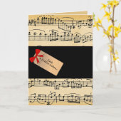 Editable Sheet van Muziek enkel een Kleine Nota Kaart (Gele Bloem)