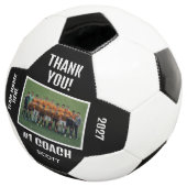 Editable Soccer Coach Appreciation Team Design Voetbal (Drie kwart)