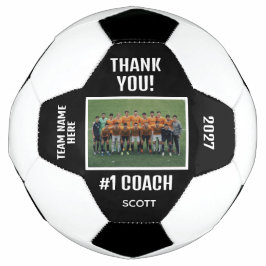 Editable Soccer Coach Appreciation Team Design Voetbal