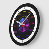 Editable Spain Letter Numbers Grote Klok (Hoek)