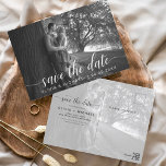 Editable sparen de Witte Handgeschreven Foto van d Briefkaart<br><div class="desc">Handgeschreven Weddenschap Sparen de Kaarten van de Datum die een foto op de voor en rug hebben. Sparen de Herfst van de Datum, de Herfst, de Winter, de Lente of de kaarten van de Zomer bevatten een moderne hand geschreven cursieve manuscripttypografie die elegant, eenvoudig en modern zijn om na u...</div>