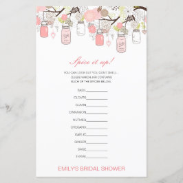 Editable Spice is omhoog, noem het Vrijgezellenfee