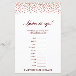 Editable Spice is omhoog, noem het Vrijgezellenfee