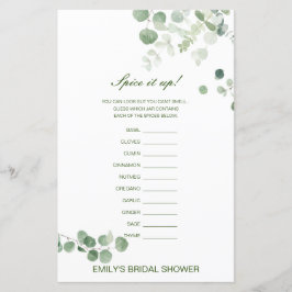 Editable Spice is omhoog, noem het Vrijgezellenfee