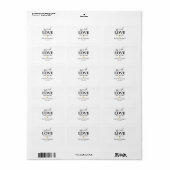 Editable Spread Love Not Germs Hand Sanitizer Etiket (Full Sheet)