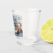 Editable Starry Night Glass Shot Glas (Rechts)