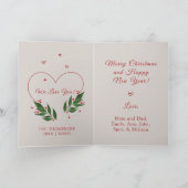 EDITABLE Teckel Grappige Hond Kerst Kaart (Binnen)