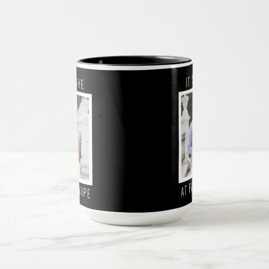 Editable Text and Custom Photo Valentine's Day Mok (Midden)