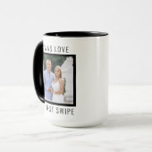 Editable Text and Custom Photo Valentine's Day  Mok (Voorkant links)