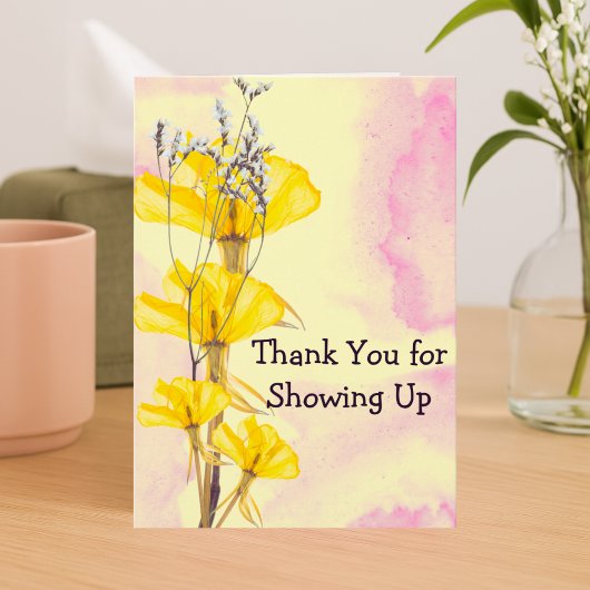 Editable Thank You Card for Therapy Clients Simple Bedankkaart
