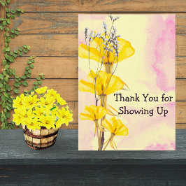 Editable Thank You Card for Therapy Clients Simple Bedankkaart