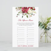 Editable The Apron Game Bridal Shower Game (Staand voorkant)