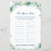 Editable The Apron Game Bridal Shower Game (Voorkant)