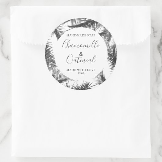 Editable Tropical Soap Packaging Labels (Tas)