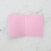 Editable Ugly KerstSweater Pink Holiday Kaart (Binnen)