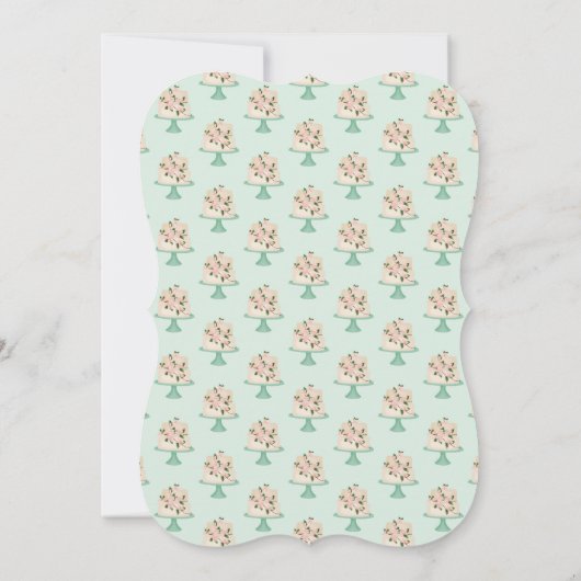 editable verjaardagstaart uitnodiging (Achterkant)