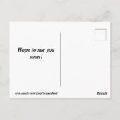 Editable Vintage Celestial Oranje Sun Rays Briefkaart (Achterkant)