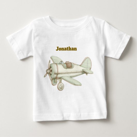 Editable Vintage Neutral Baby T-Shirt  (Voorkant)
