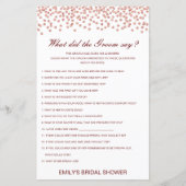 Editable Wat de Groom zei (Voorkant)