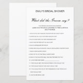 Editable Wat de Groom zei (Voorkant / Achterkant)