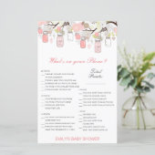 Editable Wat op uw Spel van het Baby shower van de (Staand voorkant)