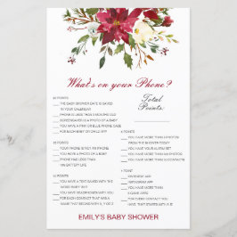 Editable Wat op uw Spel van het Baby shower van de