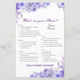 Editable Wat op uw Spel van het Baby shower van de