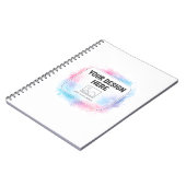Editable Watercolor Design Template – Your Design Notitieboek (Linkerzijde)