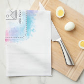 Editable Watercolor Design Template – Your Design Theedoek (Quarter Fold)