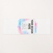 Editable Watercolor Design Template – Your Design Yogamat (Voorkant (horizontaal))