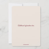 Editable Watercolour Peonies Kaart (Achterkant)