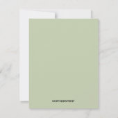 Editable Waterverf Garden Party Invitation Kaart (Achterkant)