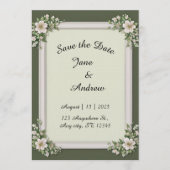 Editable wedding  kaart (Voorkant)