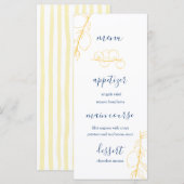 Editable Wedding Menu (Voorkant / Achterkant)