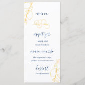 Editable Wedding Menu (Voorkant)
