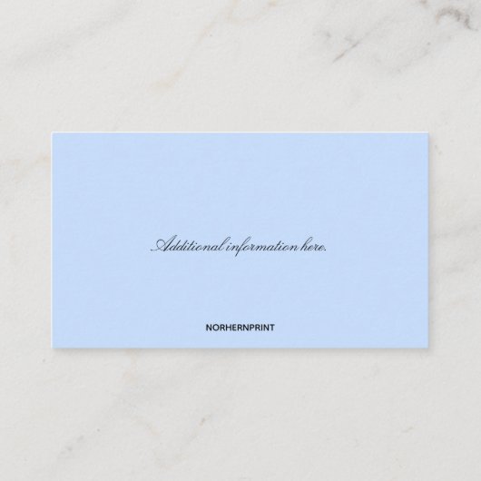 Editable Wedding Officant Visitekaartje (Achterkant)