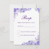 Editable Wedding RSVP-kaart, aangepaste RSVP-kaart RSVP Kaartje (Voorkant)