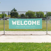Editable Welcome Banner Poster Vinyl Announance (Insitu)