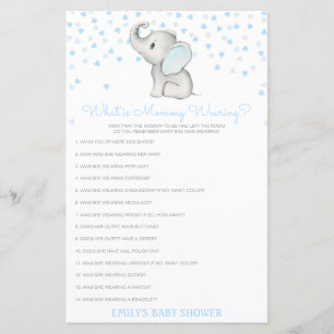 Editable What is Mammiewerend Baby shower Game