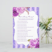 Editable What is Mammiewerend Baby shower Game (Staand voorkant)