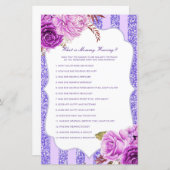 Editable What is Mammiewerend Baby shower Game (Voorkant / Achterkant)