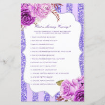 Editable What is Mammiewerend Baby shower Game