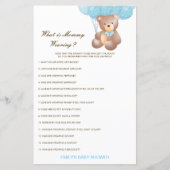 Editable What is Mammiewerend Baby shower Game (Voorkant)