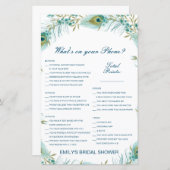 Editable What's on your Phone Bridal Shower Game (Voorkant / Achterkant)