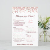 Editable What's on your Phone Bridal Shower Game (Staand voorkant)