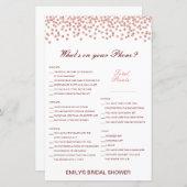Editable What's on your Phone Bridal Shower Game (Voorkant / Achterkant)
