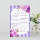 Editable Who kent Bride en Groom Beste Kaart (Staand voorkant)