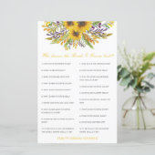 Editable Who kent Bride en Groom Beste Kaart (Staand voorkant)